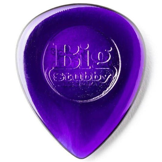 Dunlop Big Stubby Guitar Pick 6-Pack - Dark Purple (3.00mm)