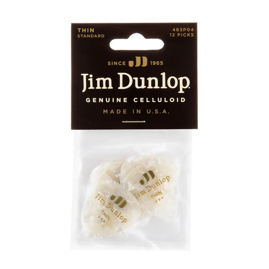 Jim Dunlop THIN PICK PLAYER PACK CELLULOID CLASSICS Q/P12