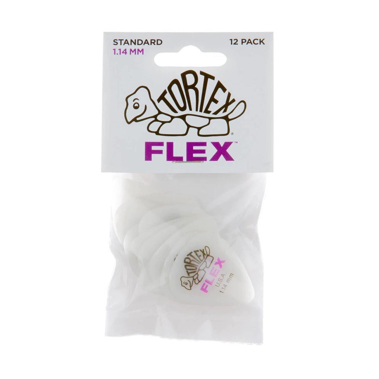 Dunlop Tortex Flex 1.14mm Players Pack Guitar Pick - 12 Pack