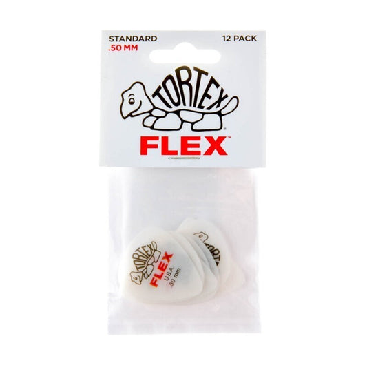 Dunlop Tortex Flex 0.50mm Players Pack Guitar Pick - 12 Pack