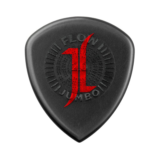 JIM DUNLOP Black Jeff Loomis Custom Flow Jumbo Guitar Pick Player's Pack.