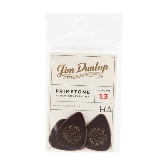 Dunlop 1.3 mm Primetone Standard Guitar Pick Player Pack - 3 Pack