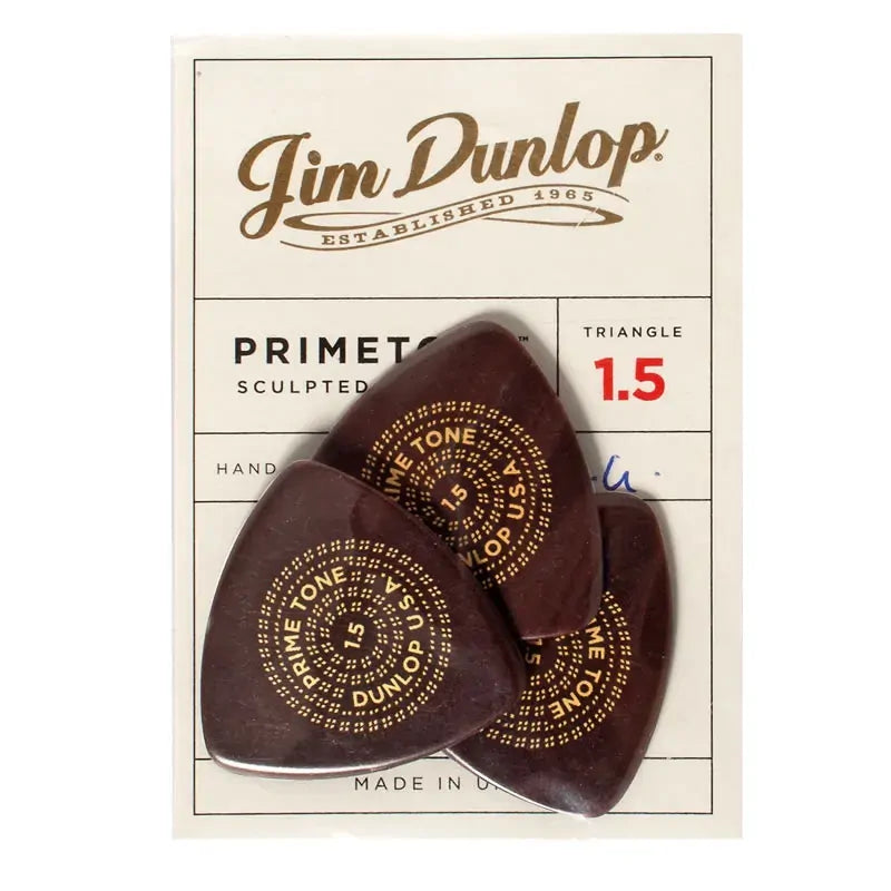Dunlop 1.5mm Primetone Standard Guitar Picks with Grip Players Pack