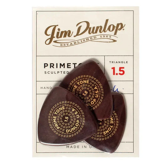 Jim Dunlop 1.50 mm Primetone Small Triangle Guitar Pick Player Pack – 3 pack