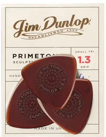 Dunlop Primetone 1.30mm Small Triangle Guitar Picks 3-Pack