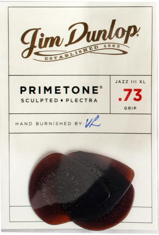 Jim Dunlop Primetone Jazz III XL 0.73mm Guitar Picks - 3-Pack