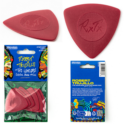 Dunlop Robert Trujillo Warlord Custom Bass Pick Pack (6) - 1.5mm Red