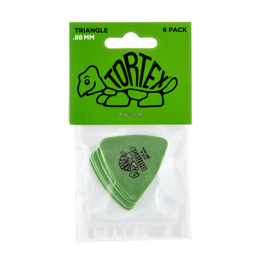 Jim Dunlop Tortex Triangle 0.88mm Players Pack Bag Of 6 Picks 431P