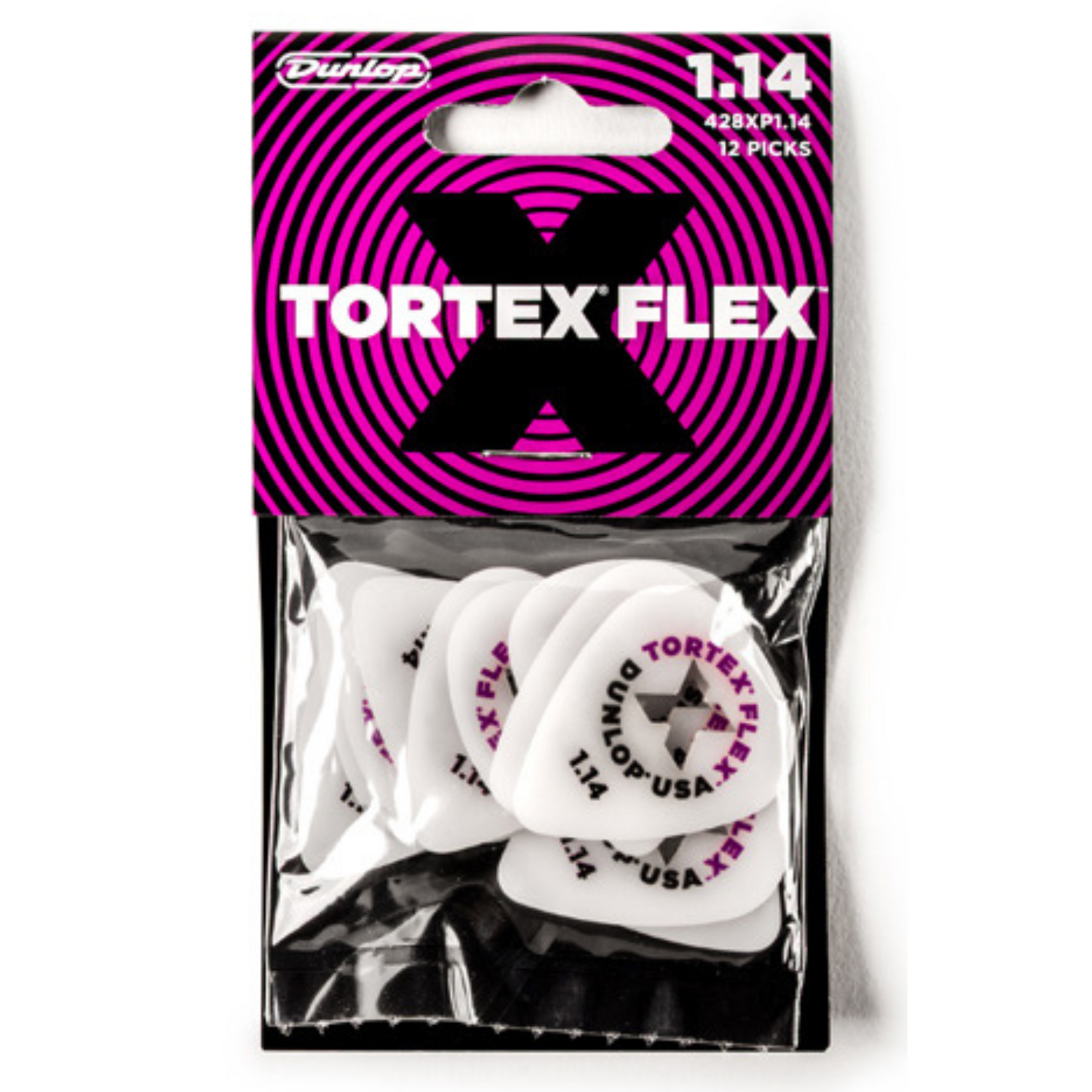 Dunlop Tortex Flex X Player's Pick 12-Pack (.88mm) with Grip — view 6