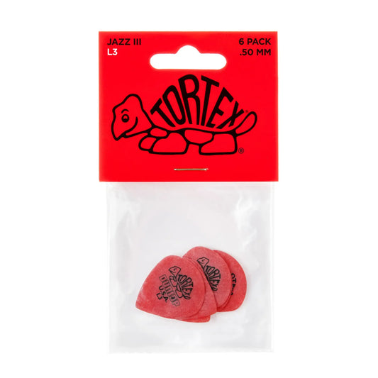 Jim Dunlop TORTEX JAZZ L3 Player Pack Guitar Picks