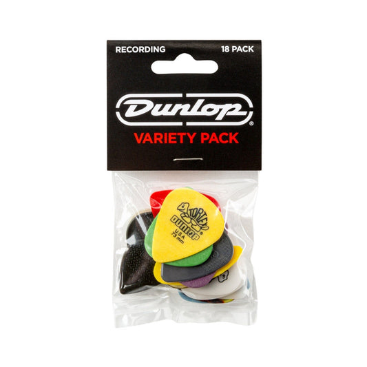 Dunlop PVP120 Recording Pick Variety Pack - 18 Picks, Multiple Materials and Gauges for Studio Work