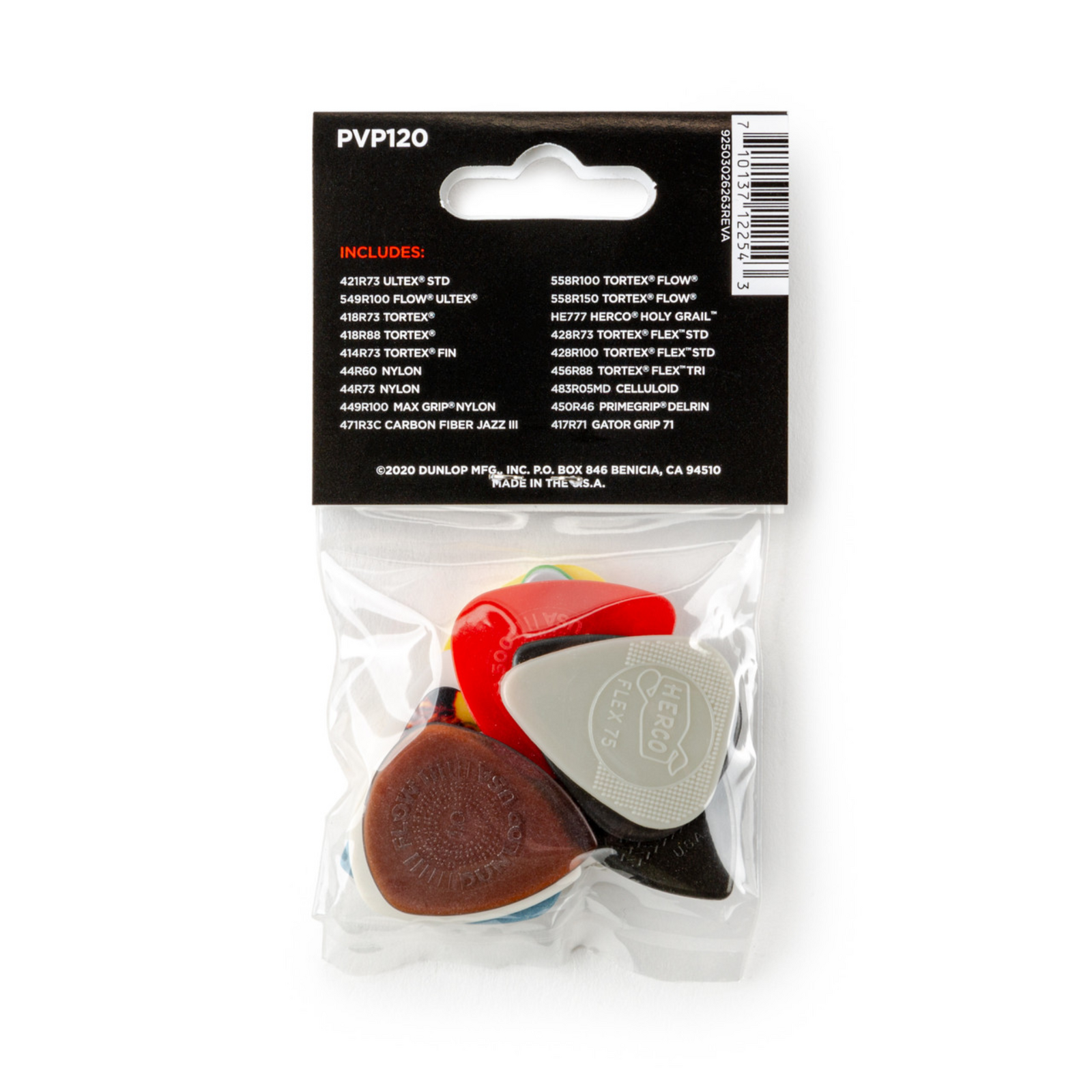 Dunlop PVP120 Recording Pick Variety Pack - 18 Picks, Multiple Materials and Gauges for Studio Work — view 5