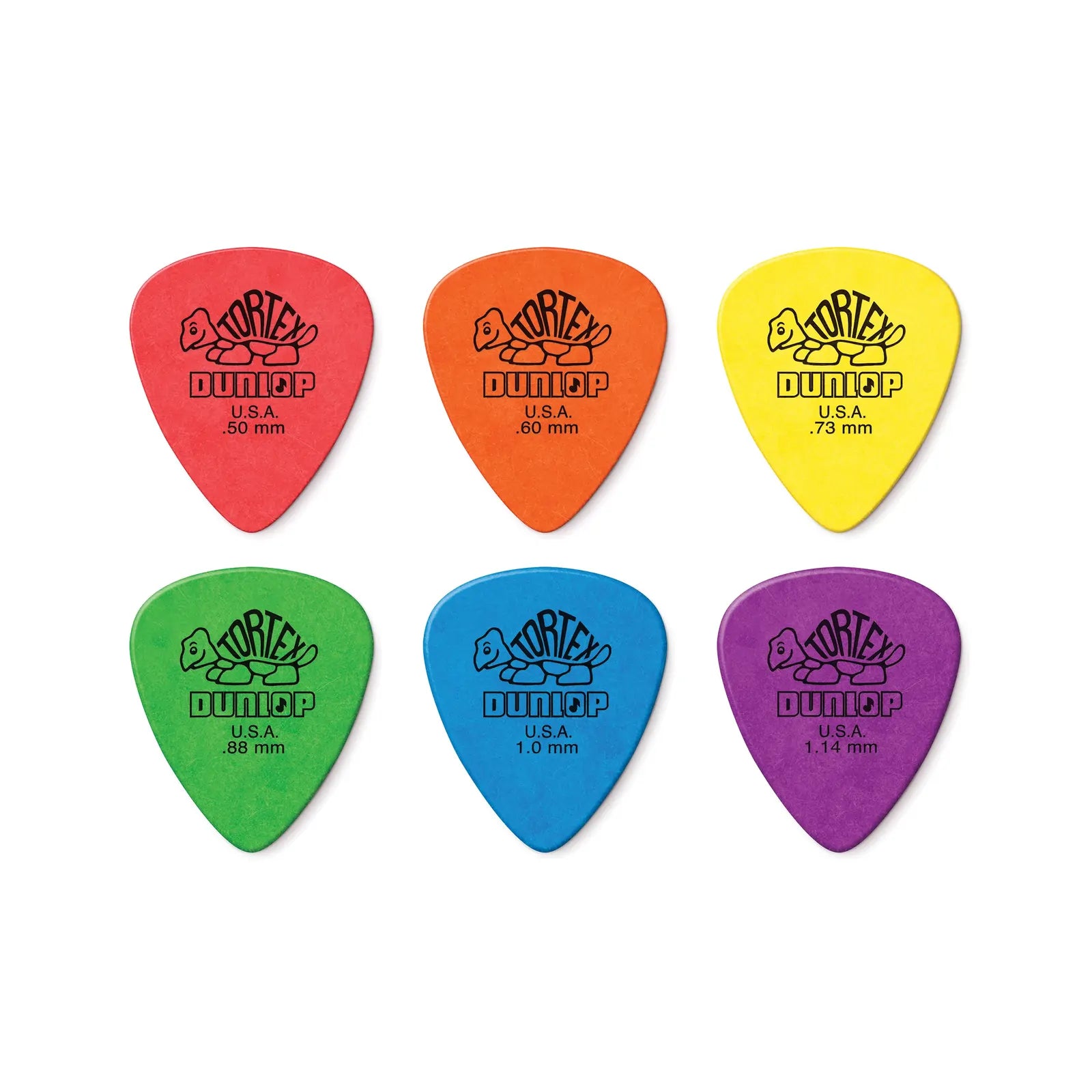 Tortex Standard Variety Pack Guitar Picks .50-1.14mm by Jim Dunlop — view 2