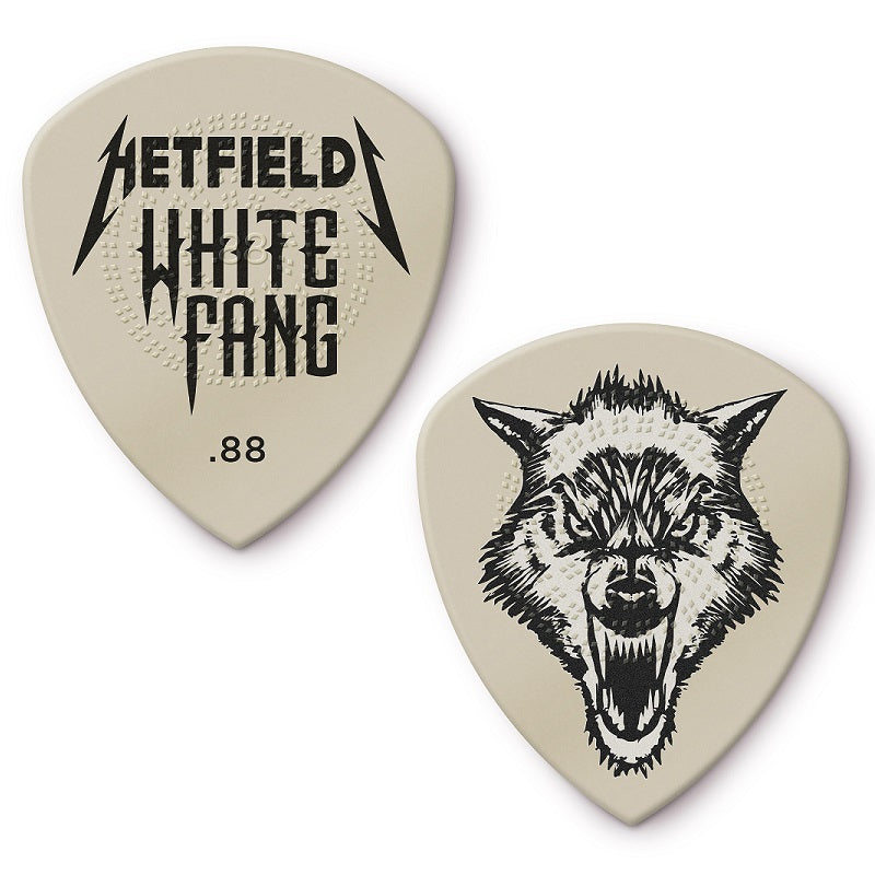 Jim Dunlop Hetfield's White Fang Custom Flow Pick Pack 1.40mm 6 pieces in display bag — view 2