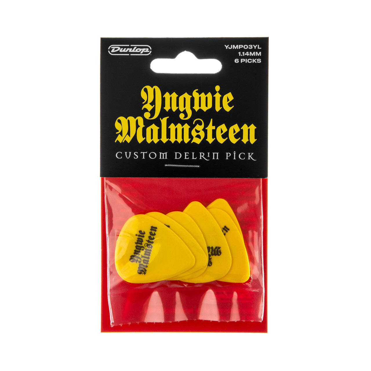 Jim Dunlop Yngwie Malmsteen 1.14mm Pick Pack