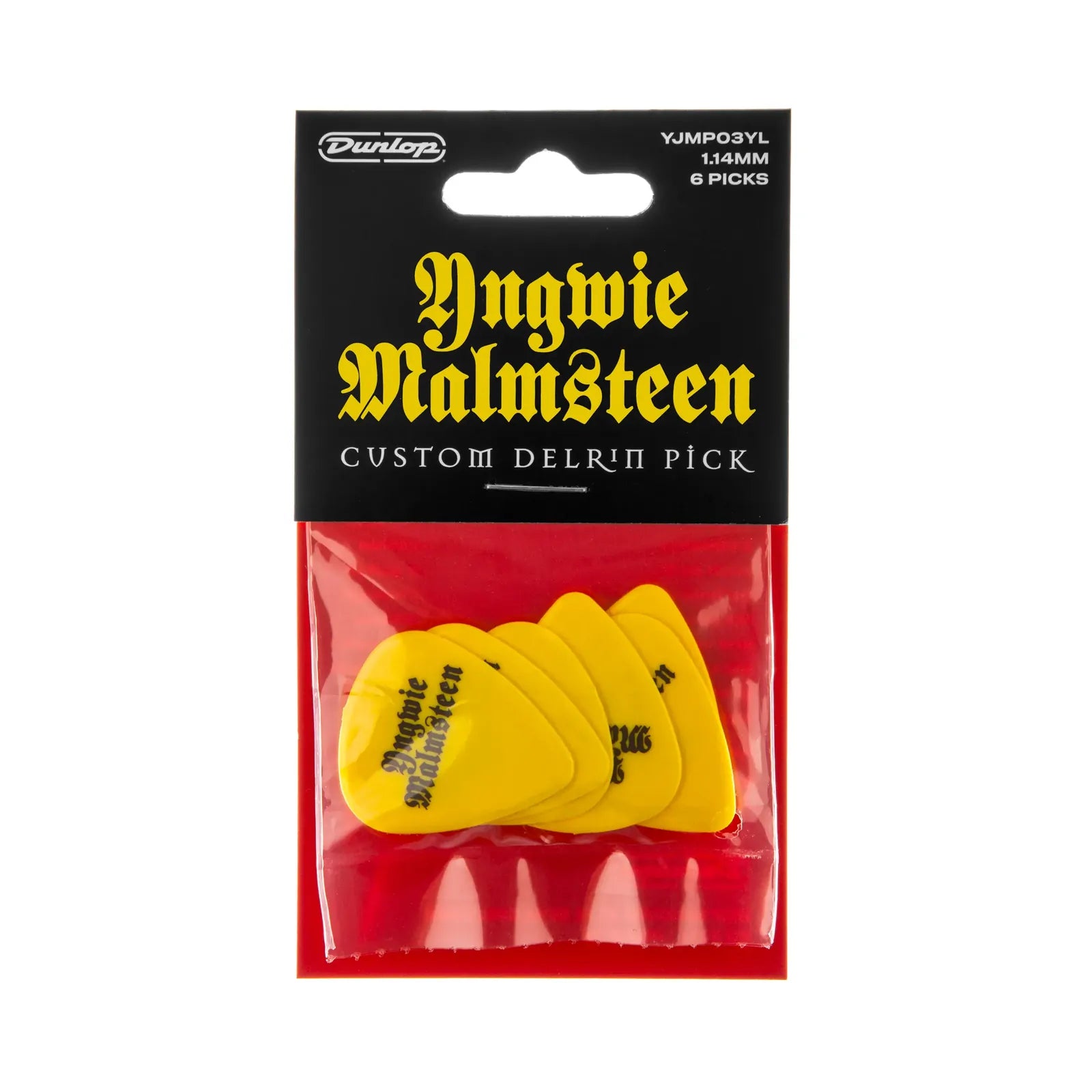Jim Dunlop Yngwie Malmsteen 1.14mm Guitar Pick Pack — view 5
