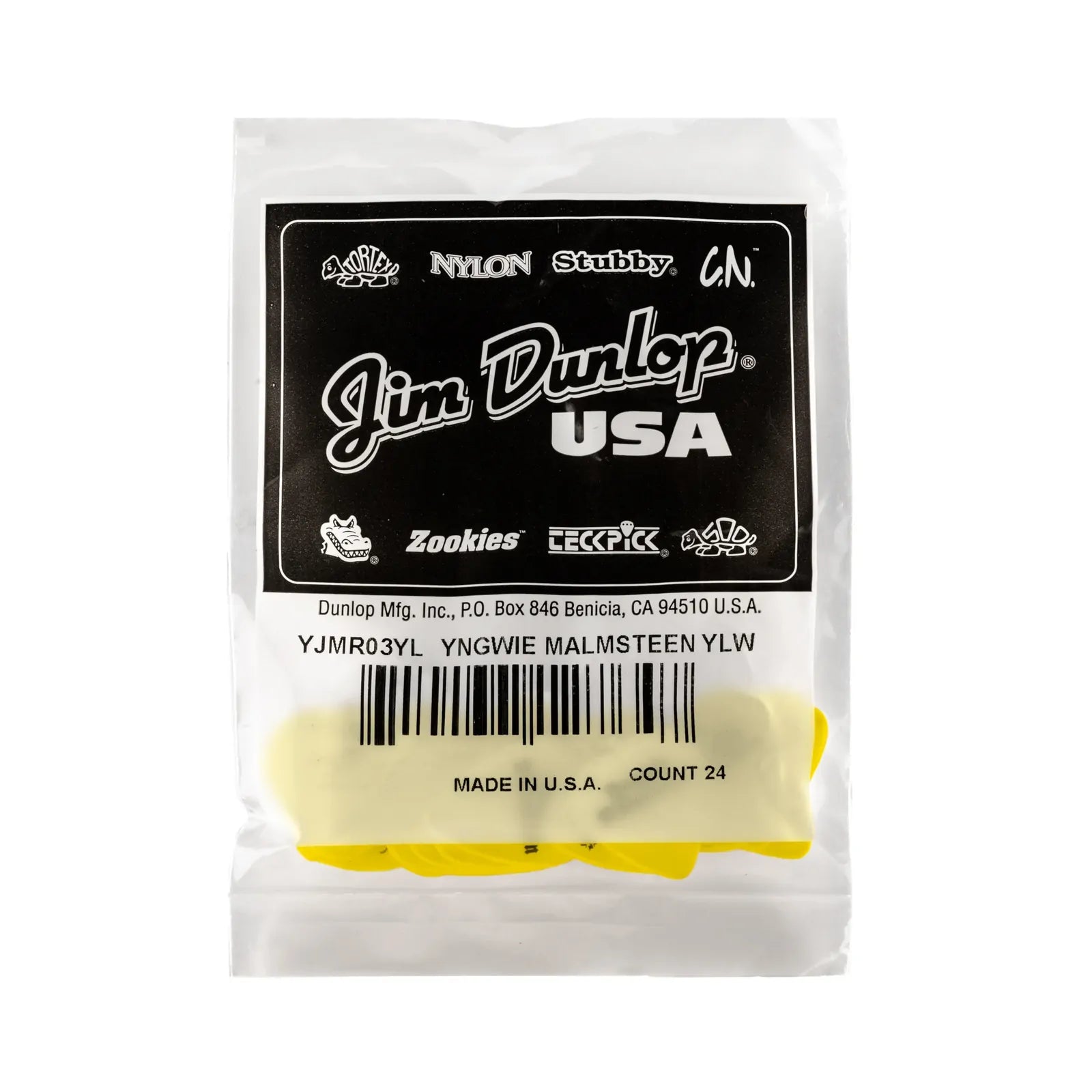 Jim Dunlop Yngwie Malmsteen 1.14mm Guitar Pick Pack — view 4