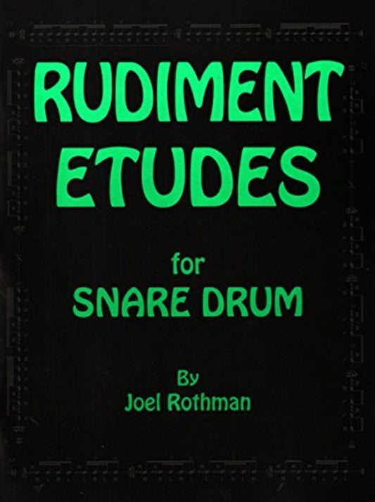 Rudiment Etudes For Snare Drum Book