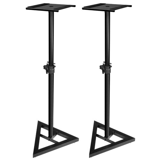 Ultimate Support JS-MS70 Studio Monitor Stands 32.5"-44.25" Height Adjustable with Locking Pin and Leveling Feet