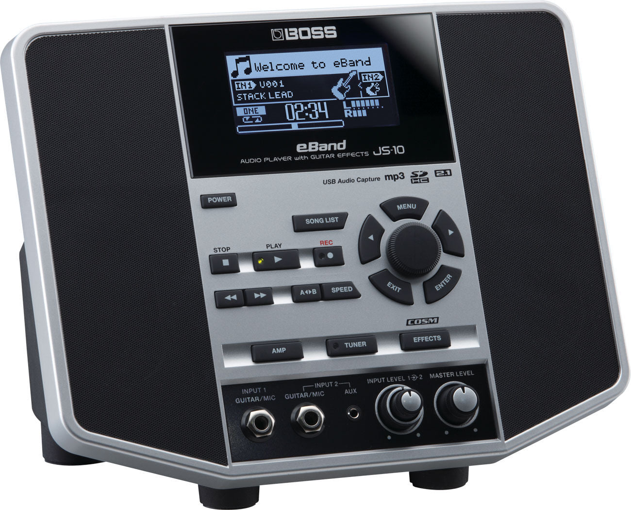 BOSS JS-10 eBand Audio Player with Guitar Effects & 2.1 Sound System for Jamming — view 3