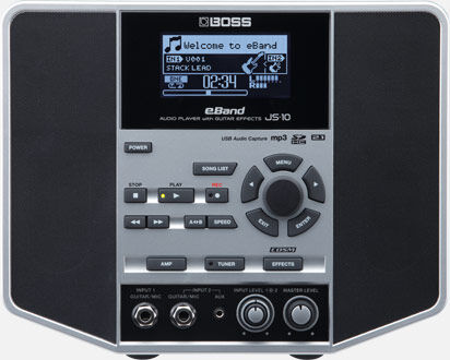 BOSS JS-10 eBand Audio Player with Guitar Effects & 2.1 Sound System for Jamming