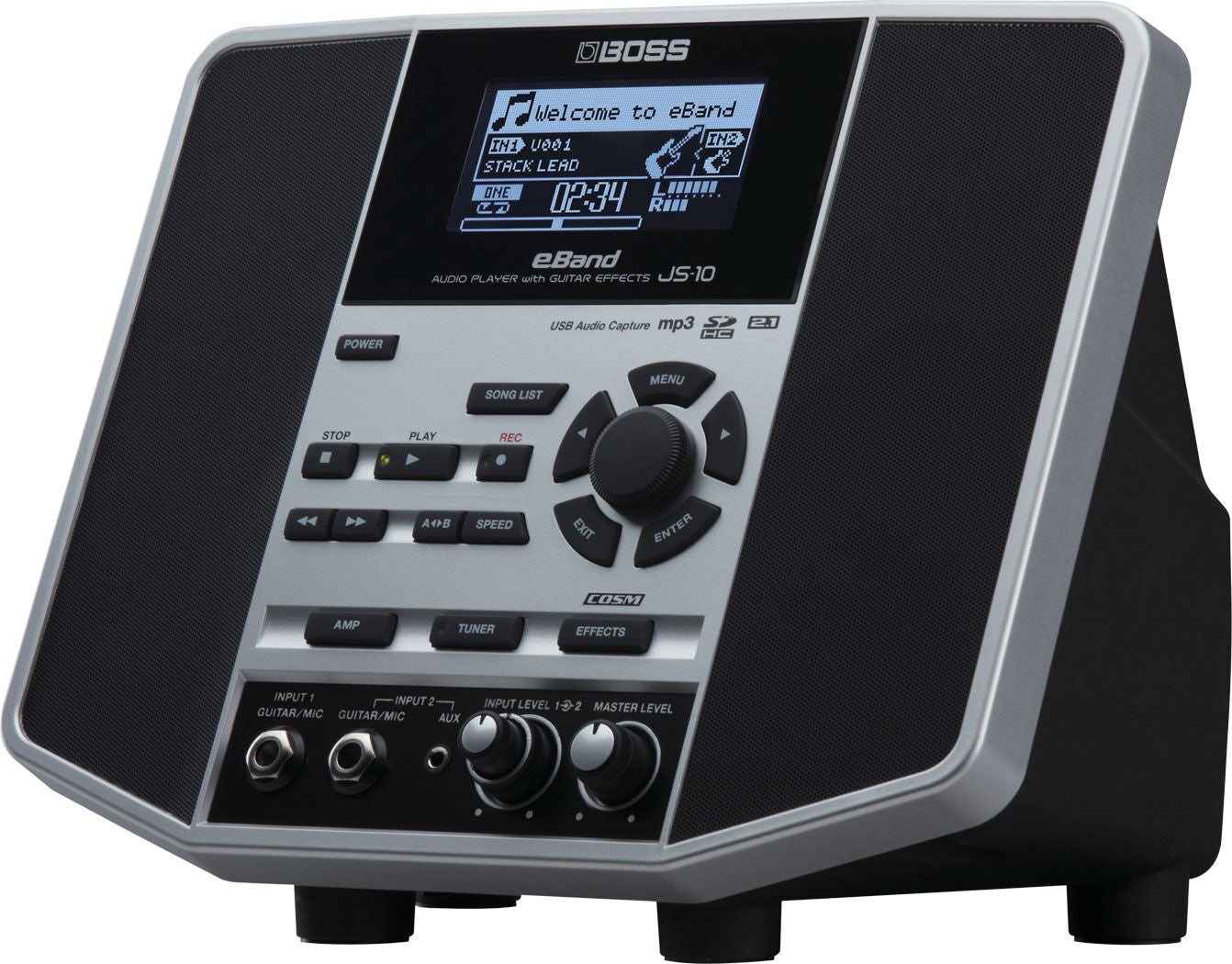 BOSS JS-10 eBand Audio Player with Guitar Effects & 2.1 Sound System for Jamming — view 4