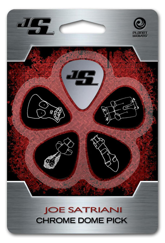 Planet Waves Joe Satriani Chrome Dome Guitar Pick