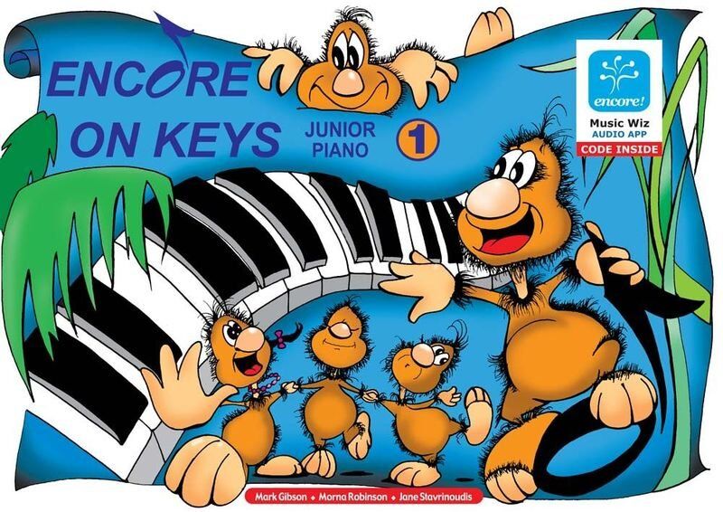 Encore on Keys Junior Piano Level 1 with Audio Files and Flash Cards
