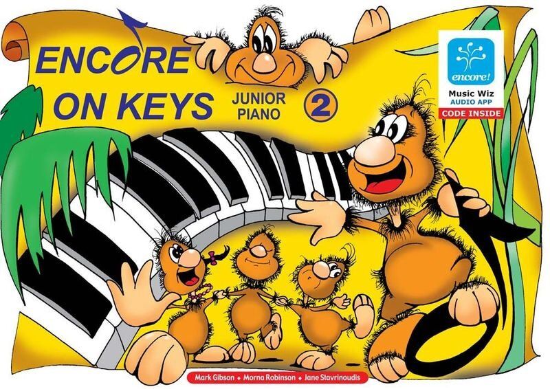 Encore on Keys Junior Piano Level 2 with Flash Cards and Audio Files