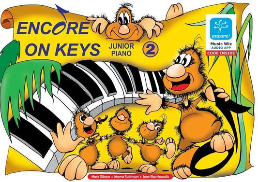 Encore on Keys Junior Piano Level 2 with Flash Cards and Audio Files