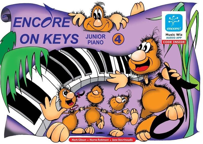 Encore on Keys Junior Piano Level 4 with Audio Files and Flash Cards