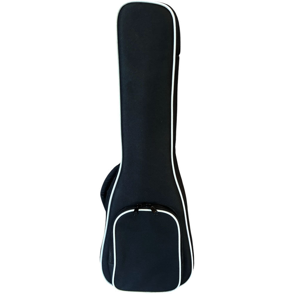 Kealoha JU-Series Koa Wood Tenor Ukulele with Offset Design and Padded Gig Bag — view 3