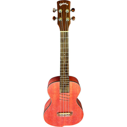 Kealoha JU-Series Concert Ukulele with Offset Design, Red Stain Finish