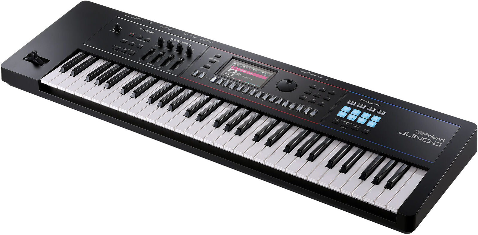 ROLAND JUNO-D 61-Key Synthesizer - Portable Pro Sound Engine with 8-Track Sequencer & Extensive Sound Library — view 3