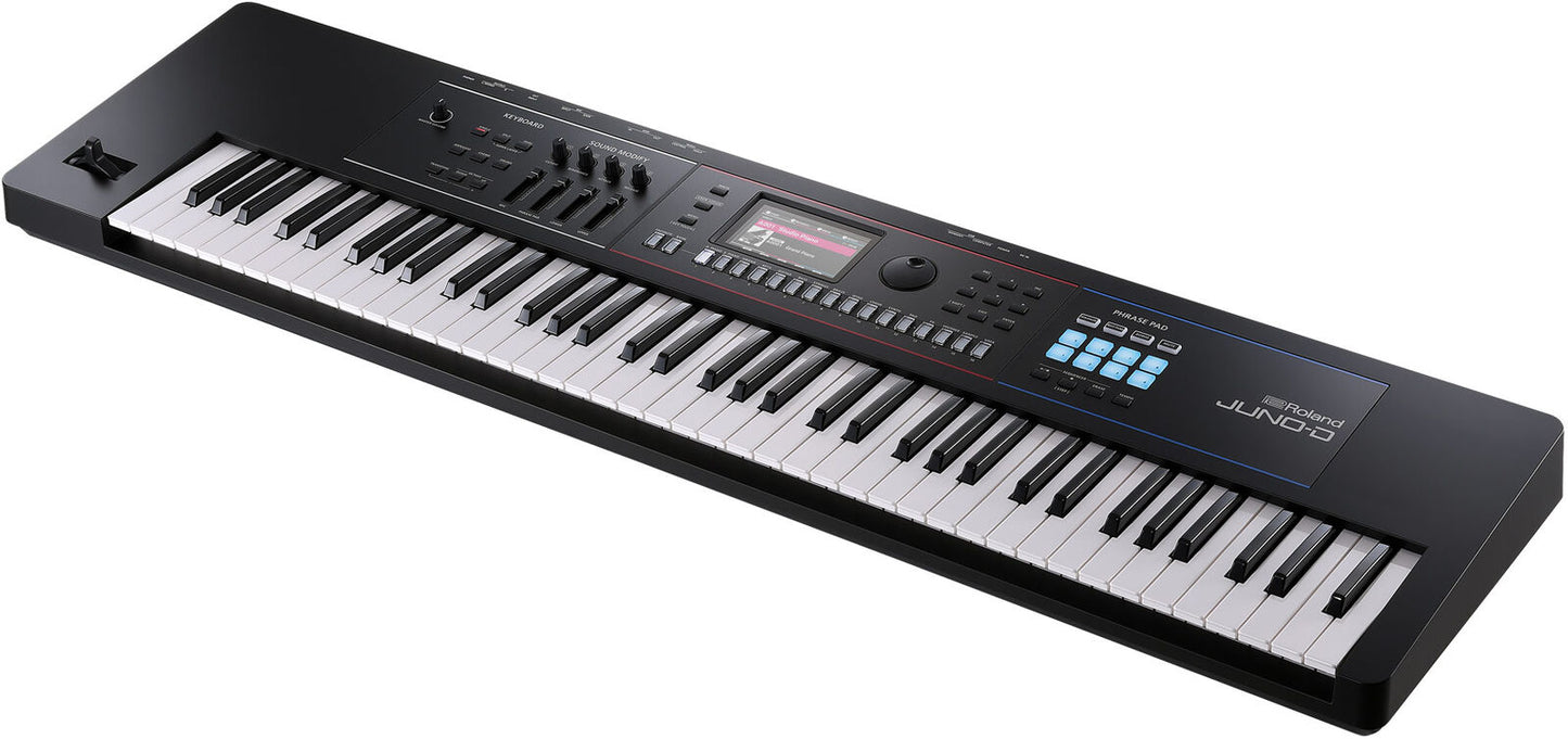 ROLAND JUNO-D 76-Key Synthesizer - Portable Pro Sound Engine with 8-Track Sequencer and Extensive Sound Library — view 3
