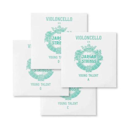 Jargar Young Talent Cello 3/4 Medium String Set JYT400.3/4 — view 3