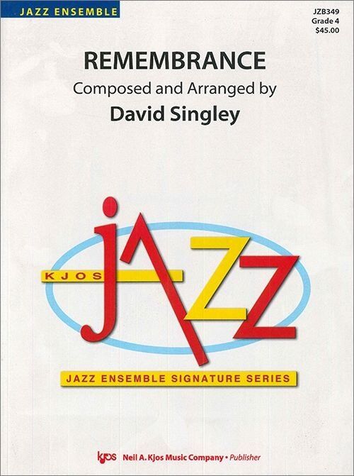Remembrance - Jazz Ensemble Score with Trombone Solo and Cadenza Parts