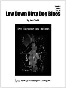 Low Down Dirty Dog Blues - Score for Jazz Ensemble