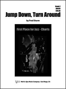 Jump Down Turn Around - Score for Jazz Ensemble