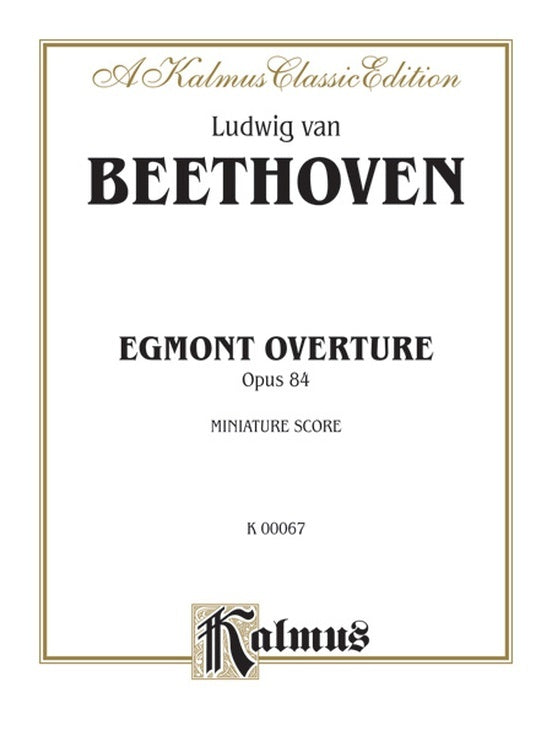 Egmont Overture Op 84 Orch Gr 3-4