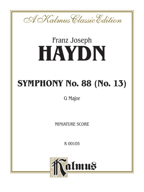 Symphony No 88 (13) Theory and Education Resources