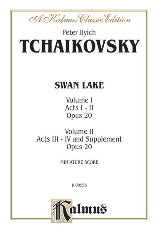 Swan Lake Complete Miniature Score