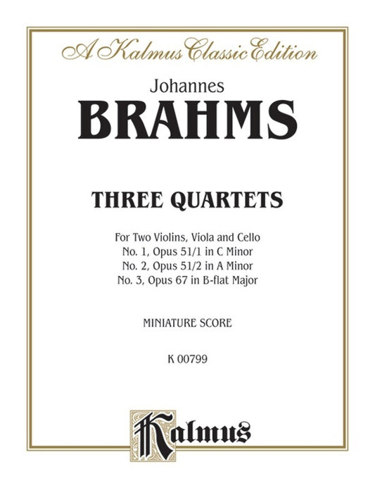 String Quartets 2 Op 51 No 1-2 GR 3-4 Chamber Sheet Music