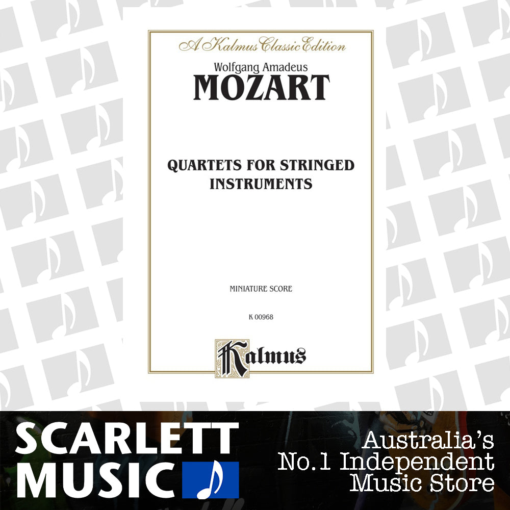 String Quartet K80 K155 K156 Miniscore Chamber Sheet Music — view 2