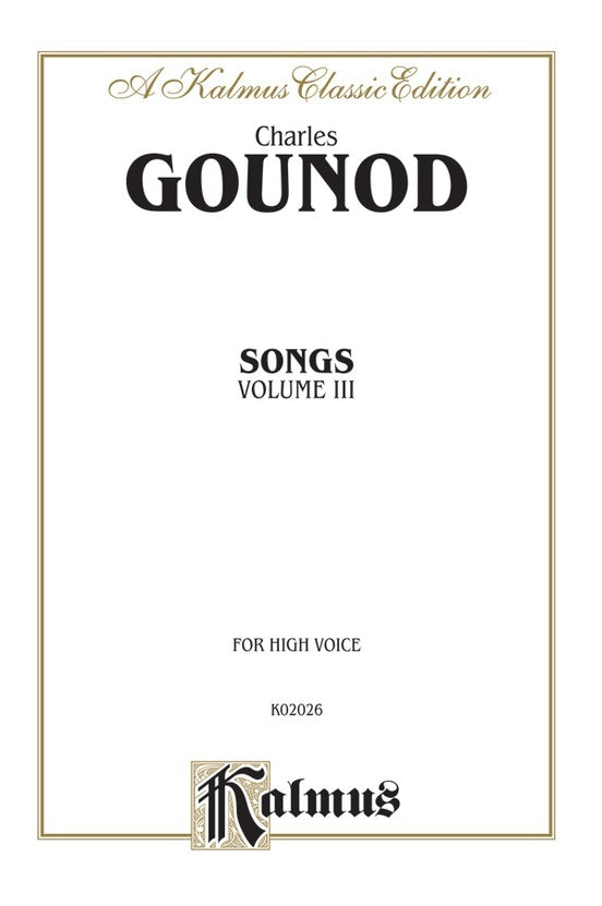 Gounod Songs Book 3 High