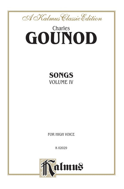 Gounod Songs Book 4 High