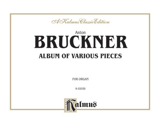 Album of Various Pieces for Piano and Organ Sheet Music