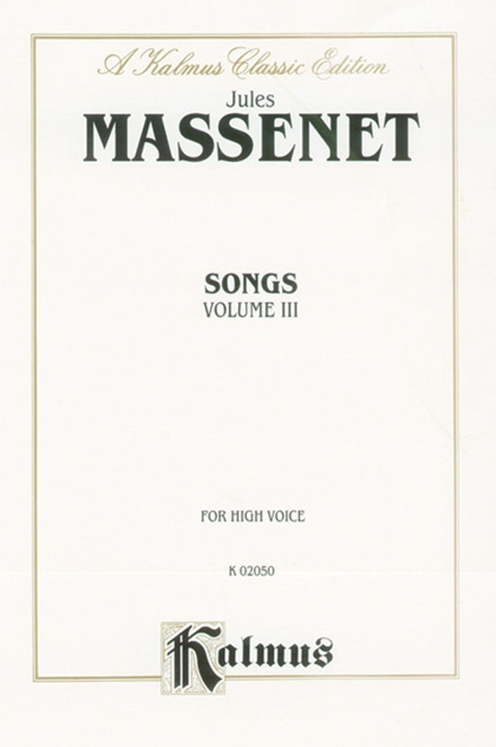 Songs Book 3 High Vocal Sheet Music