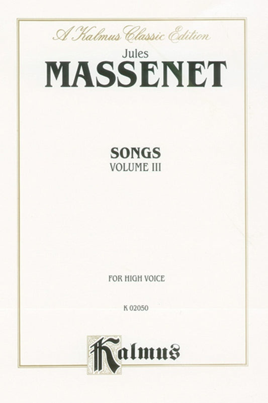 Songs Book 3 High Vocal Sheet Music