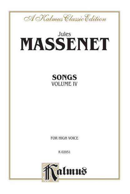 Songs Book 4 High Vocal Sheet Music
